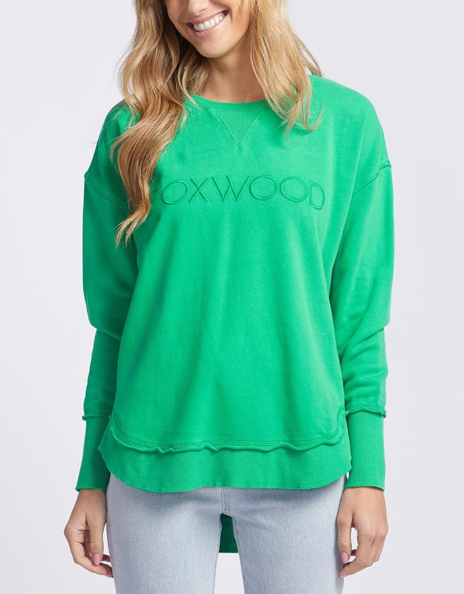 Jumpers | Clorhing Foxwood Simplified Crew - Bright Green